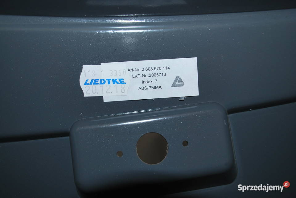 MASKOWNICA PRZEDNIA LEWA GÓRNA HOBBY 2608670114 Grzebowilk