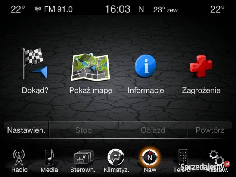 Mapy 202021 Uconnect 84 Fiat Jeep Chrysler Dodge Motoryzacja Kłodawa sprzedam
