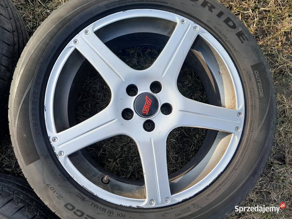 Koła letnie 5x100 21555R17 7j ET39 otwór 571mm podlaskie Białystok