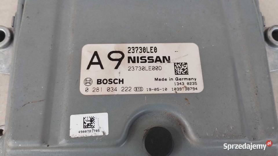 Komputer ECU Sterownik Silnika Nissan NT 400 osobowe