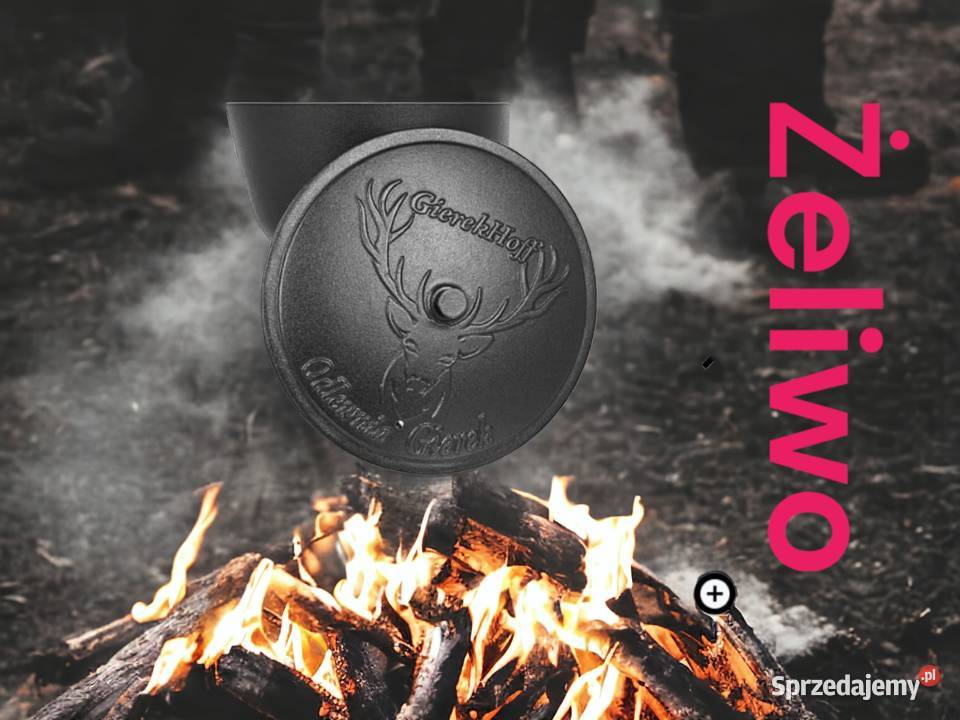 Kociołek żeliwny Gierekhoff 7L Długowieczny Olsztyn sprzedam