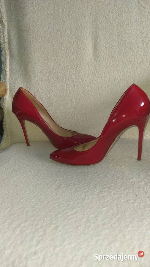 Ekskluzywne nowe czerwone wysokie szpilki Ostrów Wielkopolski sprzedam