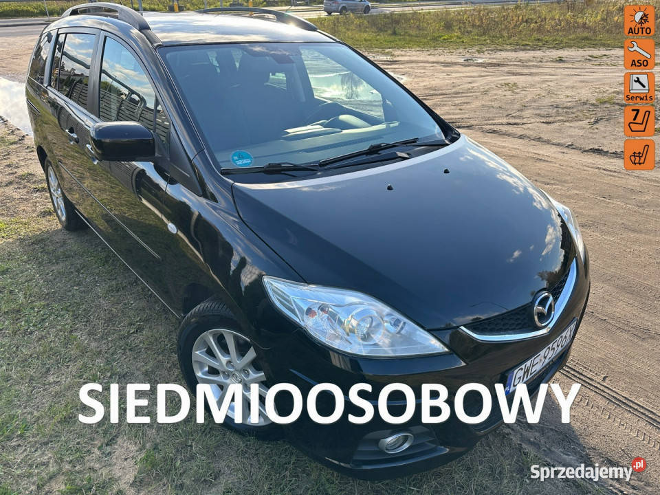 Mazda 5 18 benzynaklimatronik7 miejsc opony pomorskie Wejherowo