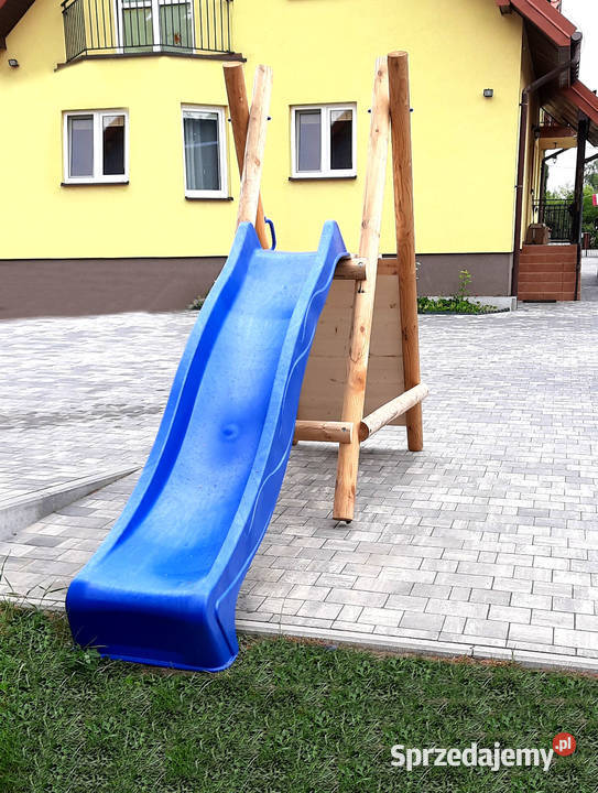 MAŁY Plac zabaw do Ogrodu Ścianka ze ślizgiem Warszawa sprzedam
