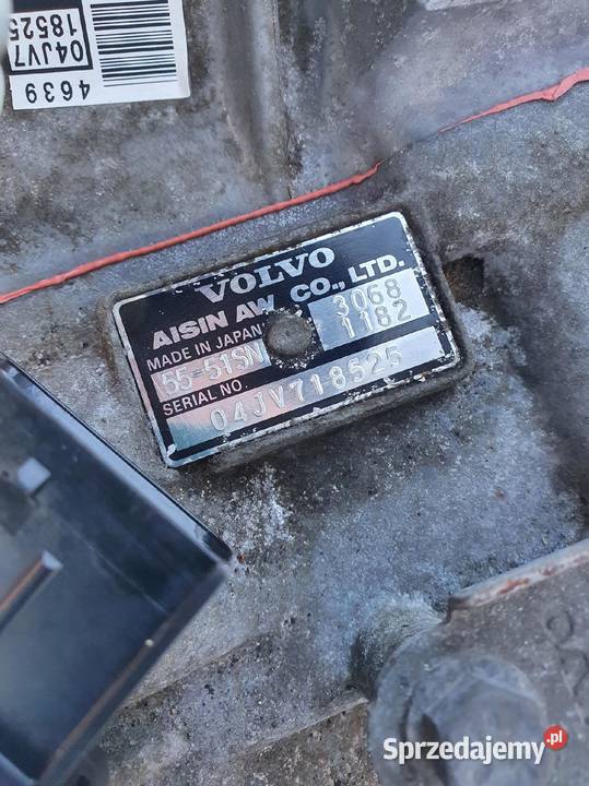 AUTOMATYCZNA SKRZYNIA BIEGÓW Volvo S80 24 20V Rudka