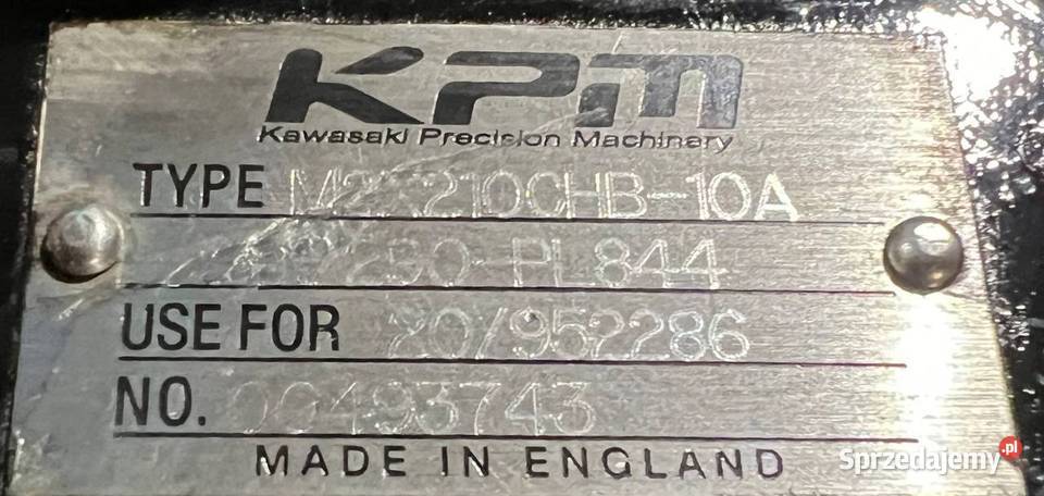 JCB 20952286 silnik hydrauliczny do JCB JS330 sprzedam