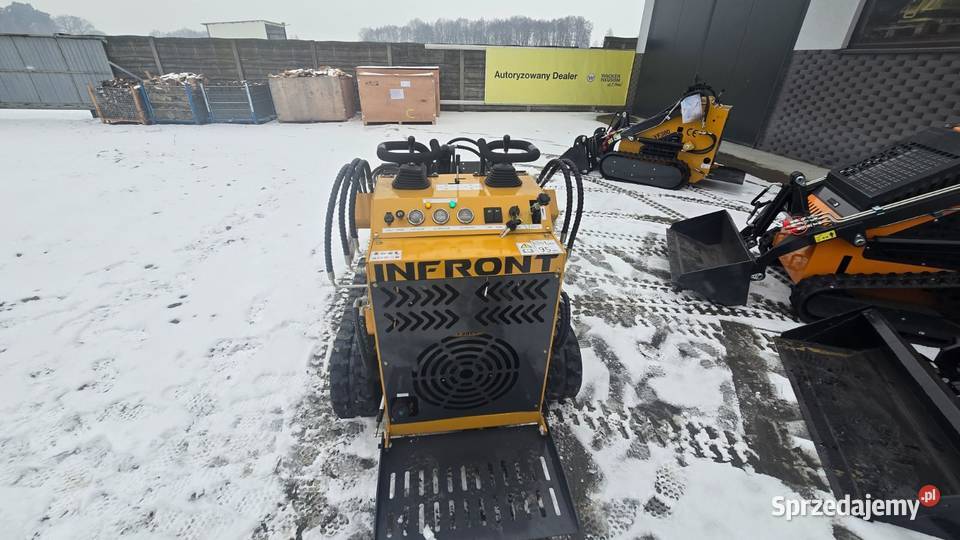 Mini ładowarka gąsienicowa INFRONT YF380 łyżka Dunkowa sprzedam