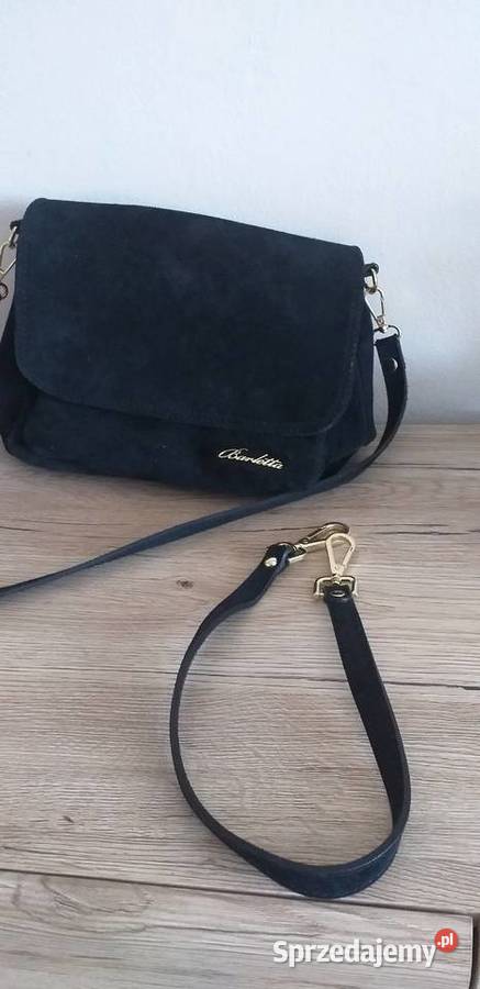 Torebka naturalny zamsz łódzkie Przedbórz sprzedam