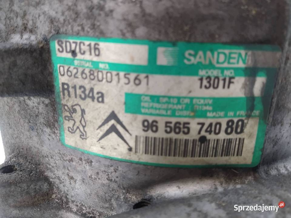 SPRĘŻARKA KLIMATYZACJI 9656574080 20 HDI Peugeot