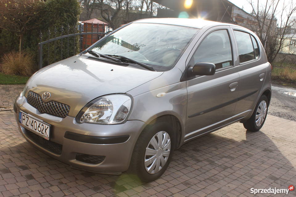 Toyota Yaris 5d 10 klima ABS CD Rok produkcji 2003 Luboń