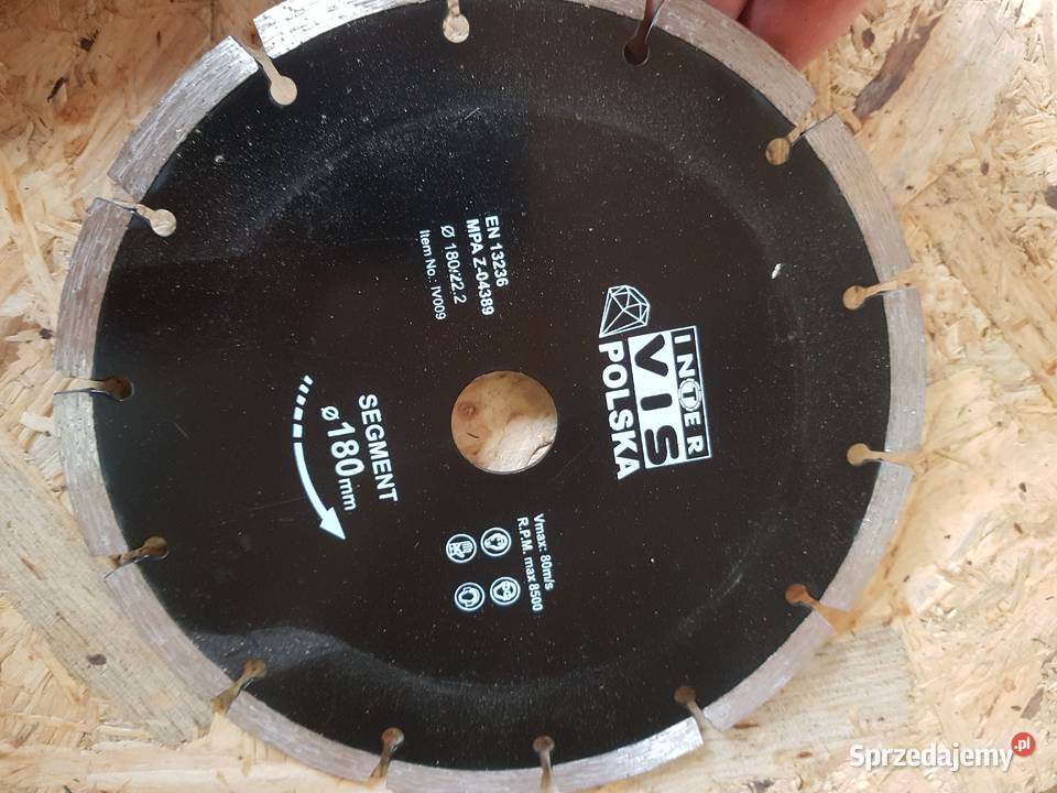 Tarcza diamentowa 180 beton kostka cegła kamień Głogowa