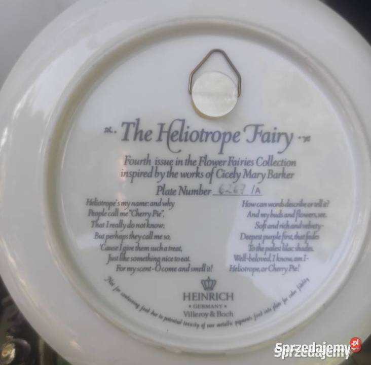 VilleroyBochTalerz kolekcjonerski Elfy Kwiat sprzedam