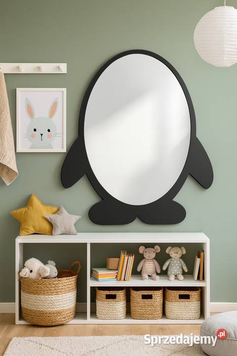 Lustro dekoracyjne ścienne dziecka w ramie mdf Lustra