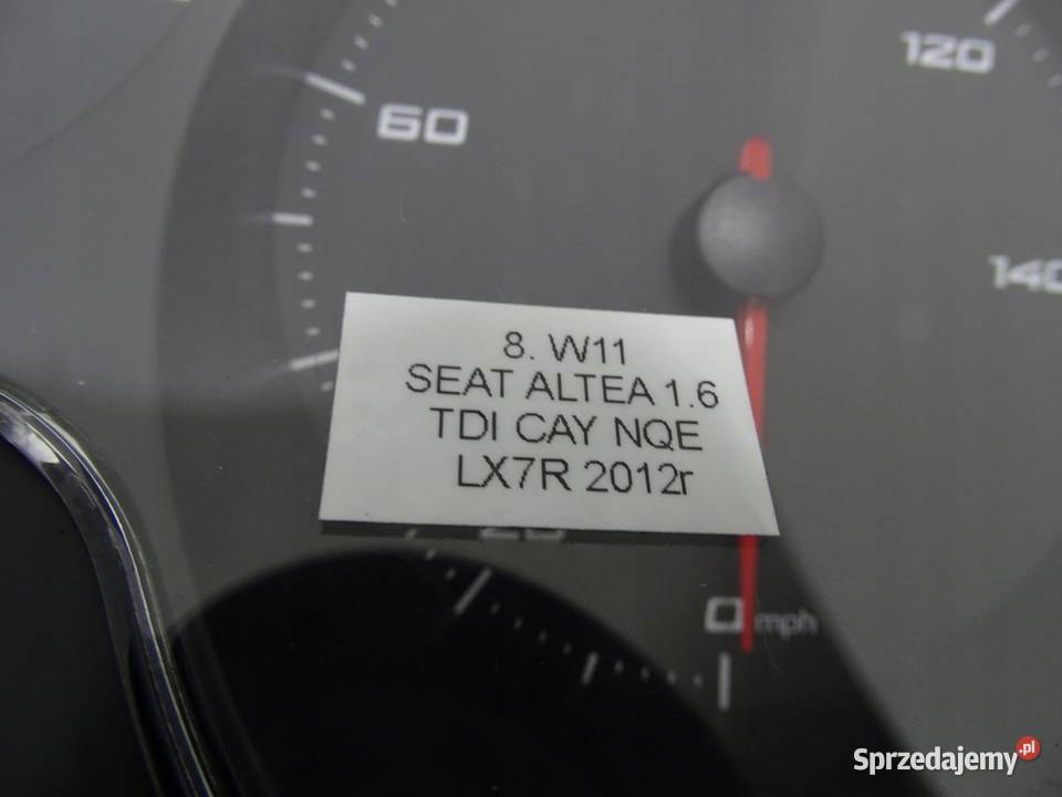 LICZNIK ZEGARY 1P0920911A 16 TDI SEAT ALTEA UK małopolskie