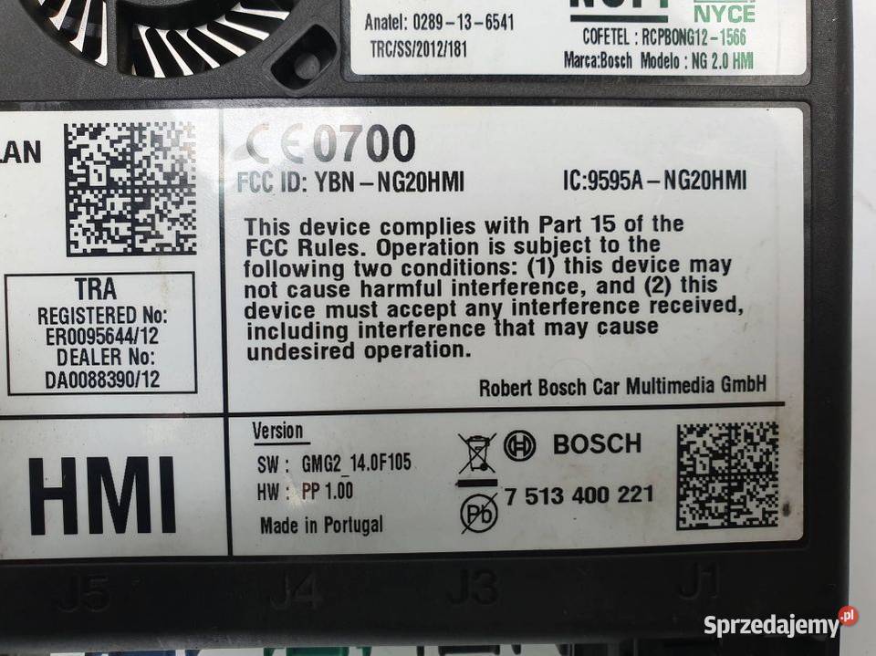 MODUŁ OPEL INSIGNIA A LIFT NAWIGACJI 23228497 Lipno