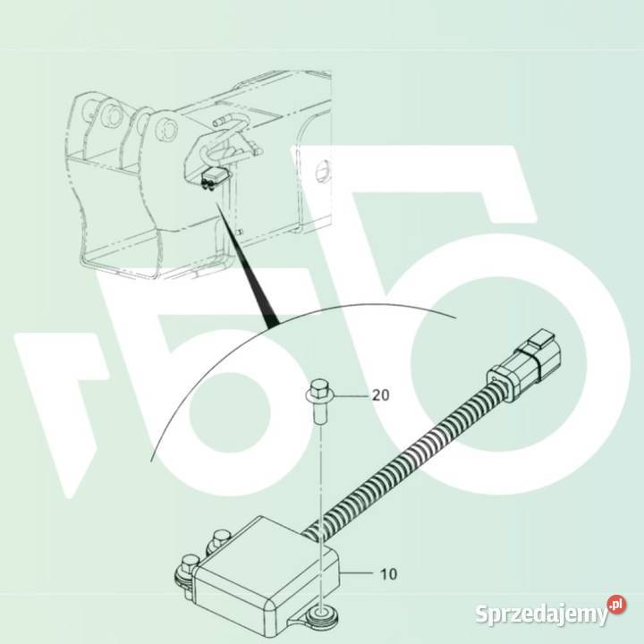 Czujnik Ramienia JCB 716H2070 Sensor Boom JCB Wilkowo