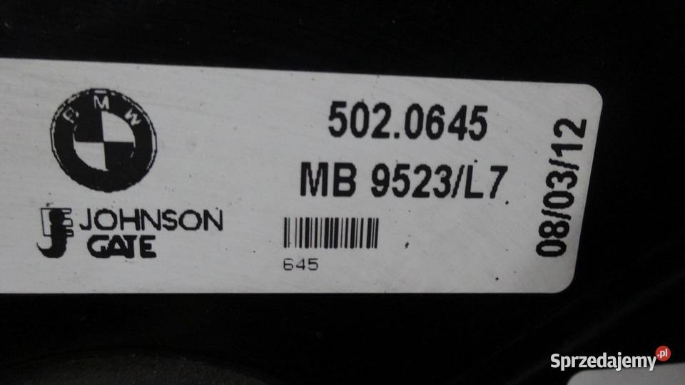 BMW F30 28 D 12r wentylator chłodnicy 7440509 świętokrzyskie sprzedam