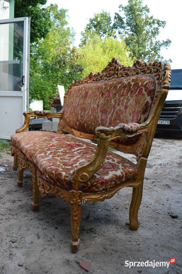 Zestaw pałacowy fotel sofa Gorzów Wielkopolski