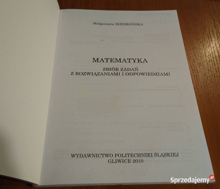 Matematyka zbiór zadań z rozwiązaniami i matematyka, statystyka Książki naukowe i popularnonaukowe Gdańsk