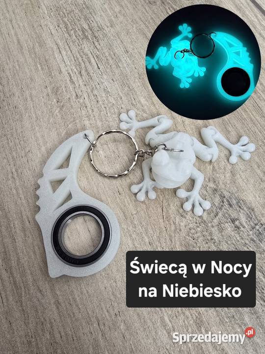 Świecąca Żabka i Keyspinner Brelok 2w1 KeyRambit Chełm