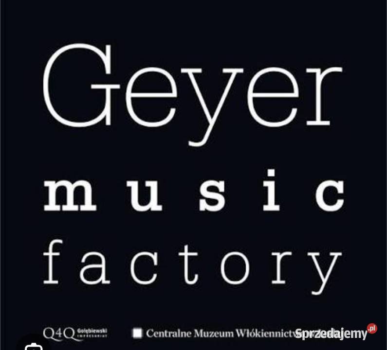 Bilety Agnieszka Osiecka GEYER MUSIC FACTORY Bilety łódzkie Łódź