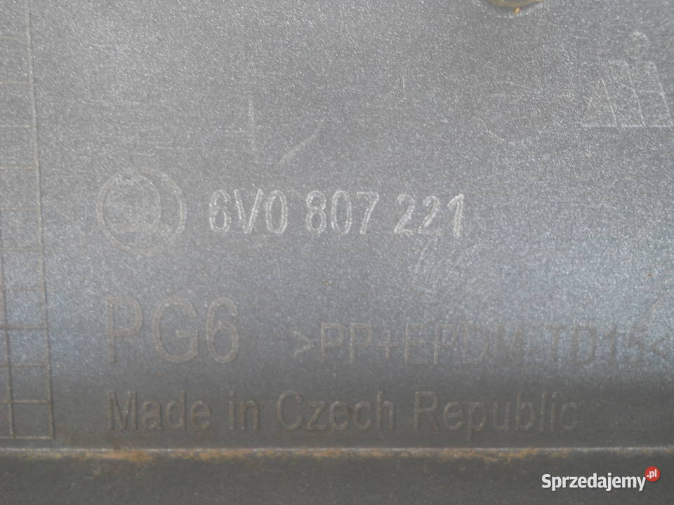 SKODA FABIA III ZDERZAK PRZEDNI PRZÓD Siechnice