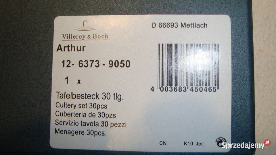 Sztućce VilleroyBoch 30 elementów na 6 osób nowe Warszawa