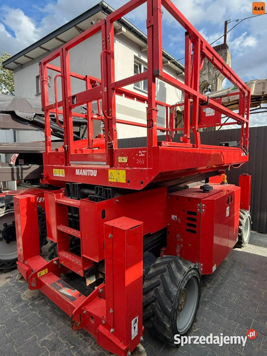 podnośnik nożycowy Manitou 120 SC Platforma Widełki