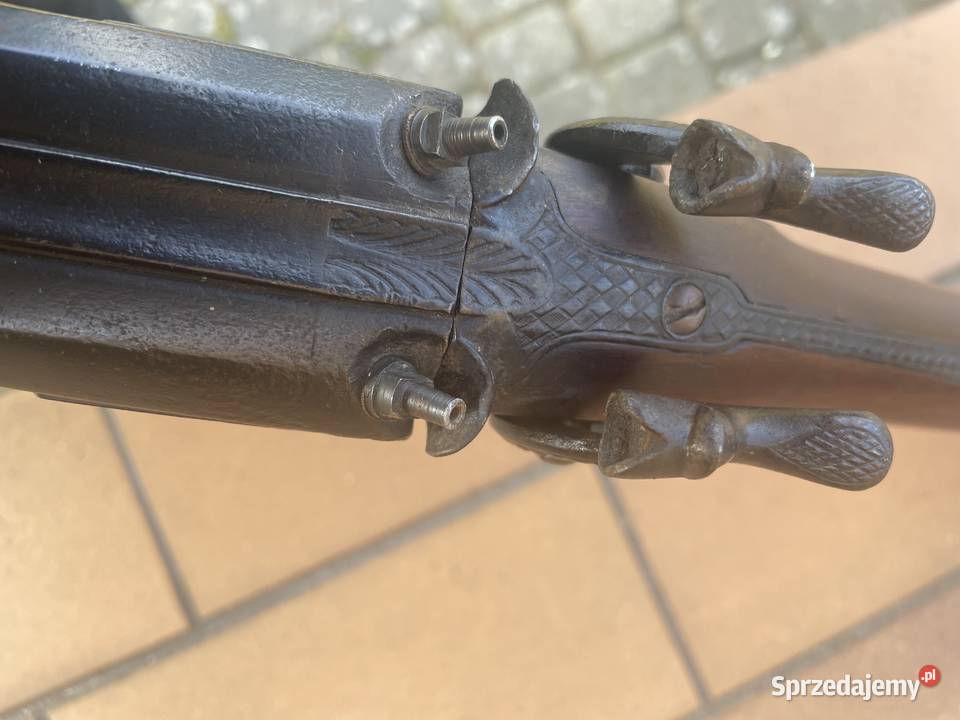 Dubeltówka kapiszonowa czarnoprochowa Czaplinek