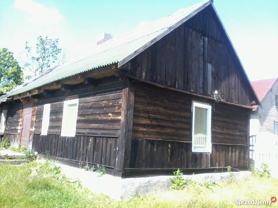 Sprzedam dom drewniany z bali do rozbiórki Karwice