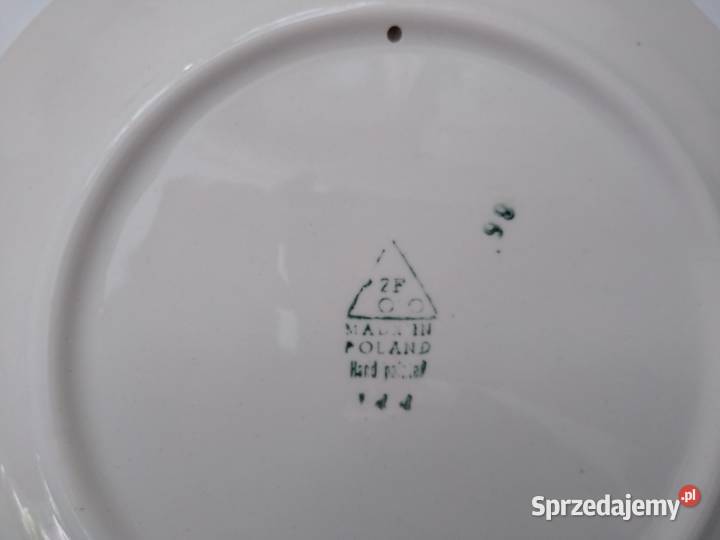 Talerz ZF Koło Porcelana Vintage 10 Gdańsk