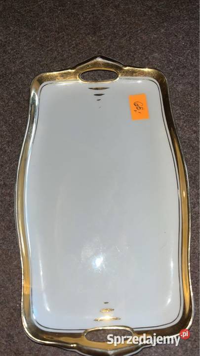 Patera biała porcelana Złocona Gdańsk sprzedam