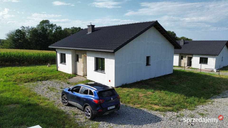 Nowoczesny dom parterowy 98 m z pompą ciepła i Andrychów