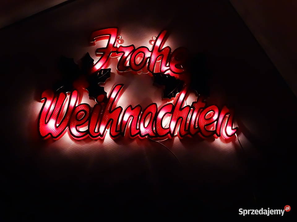 Dekoracja okienna Frohe Weihnachten Konst Smide