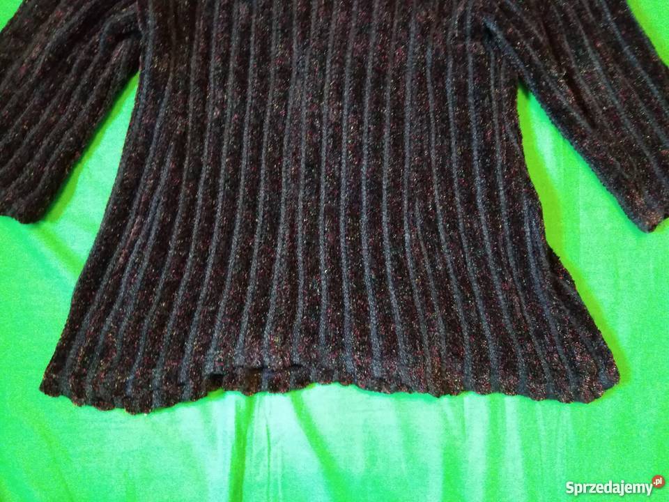 Miękki czarny rozpinany sweter marki Rozmiar 40(L) Warszawa