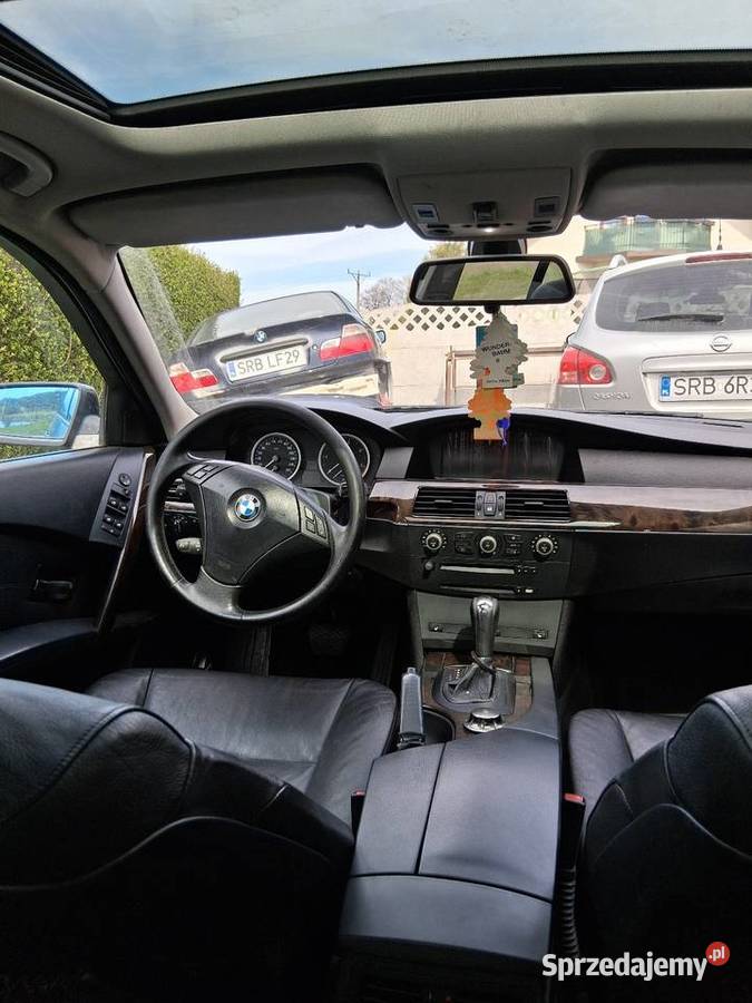 Bmw e60 25d klimatyzacja długie opłaty nieuszkodzony Seria 5 Rybnik