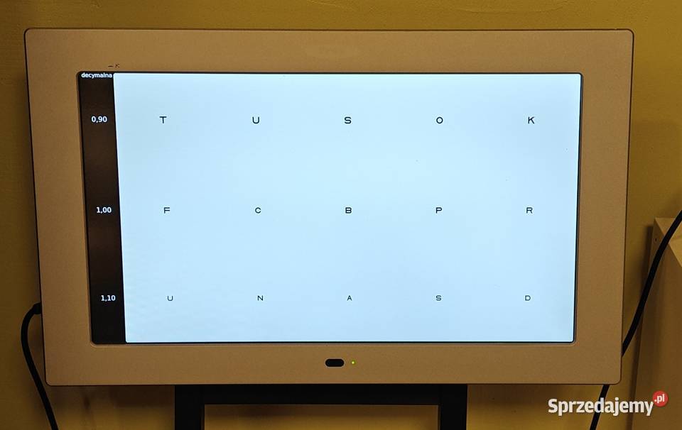 Panel LCD optotypów Frey CP400P z polaryzacją