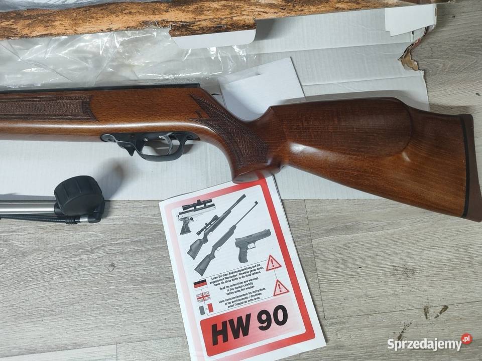 Wiatrówka Weihrauch HW 90 kal 45 Plus Pompka