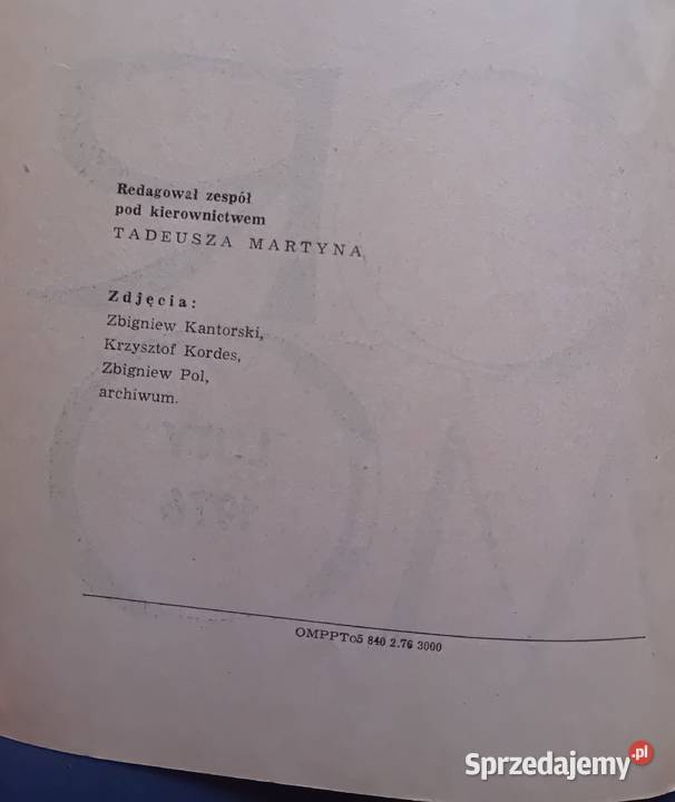 Folder wydany z okazji 30lecia ORMO w Kaliszu Koźminek
