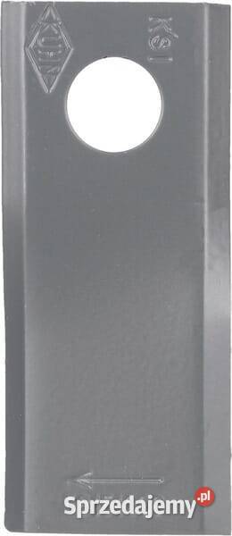 Nożyk kosiarki rotacyjnej prawy 93x40x3 mm otwór Do kosiarek Kamionna