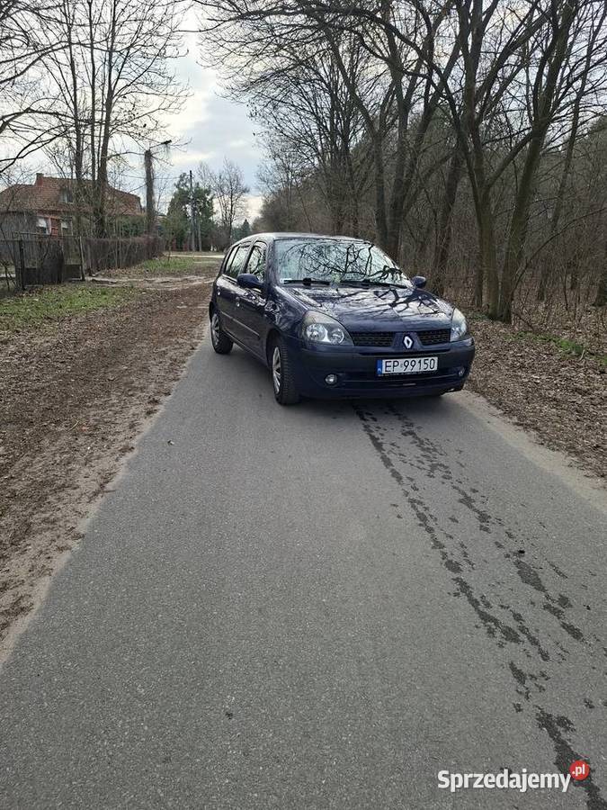 Renault Clio II 12 16V 2002r Zadbany idealny na Rok produkcji 2002 Piotrków Trybunalski sprzedam