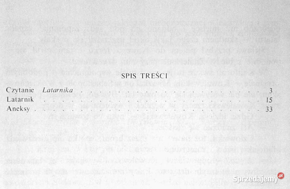 Latarnik Henryk Sienkiewicz Chełm sprzedam