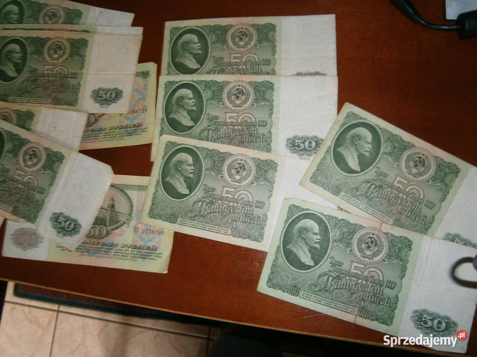 Stare ruble rosyjskie z roku 1961 nominał 50 15 Suwałki