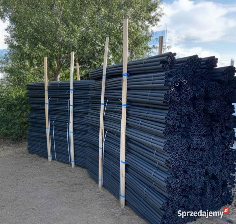 tyczki paliki sadownicze z PVC trwałe i odporne