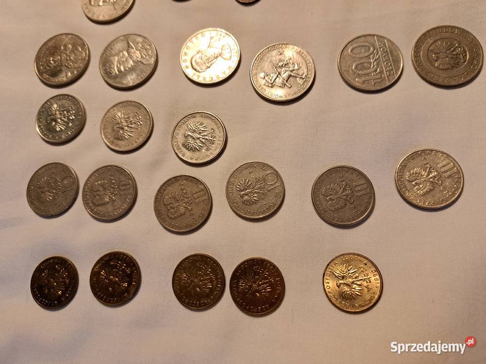 Monety PRL zestaw różnych 23 sztuk Brzesko