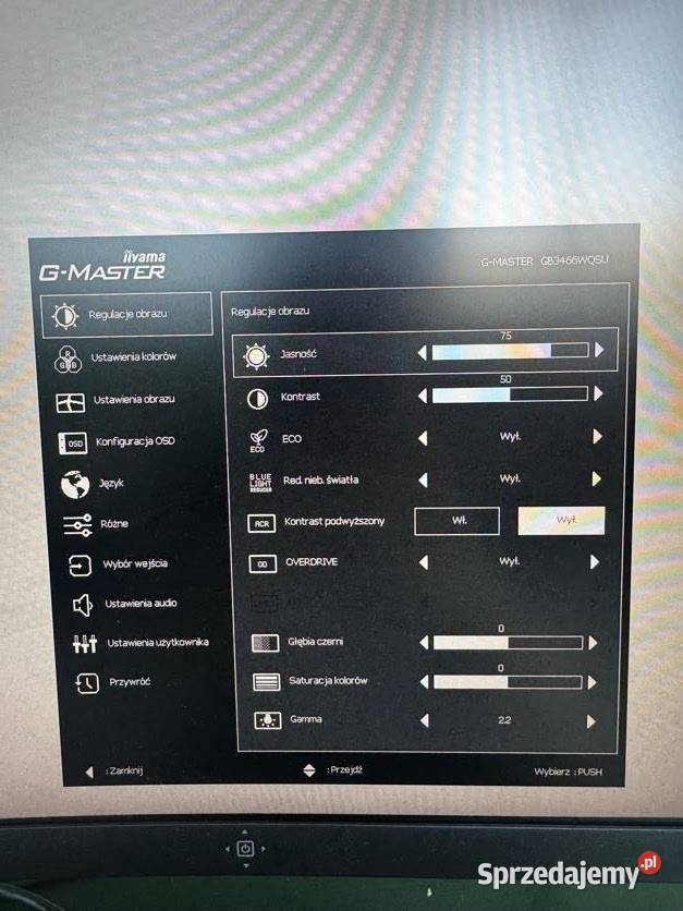 Monitor iiyama GMaster GB3466WQSUB1 34 UWQHD Pleszew sprzedam