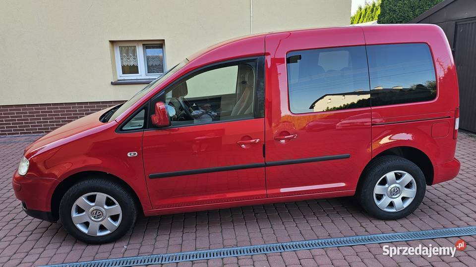 Volkswagen Caddy III 14 80 2008r 5 osobowy klima Rok produkcji 2008 Zarszyn