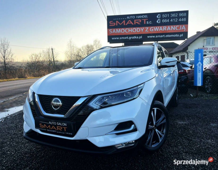 Nissan Qashqai Navi Kamera 360 Panorama Biała kurtyny powietrzne śląskie Rydułtowy