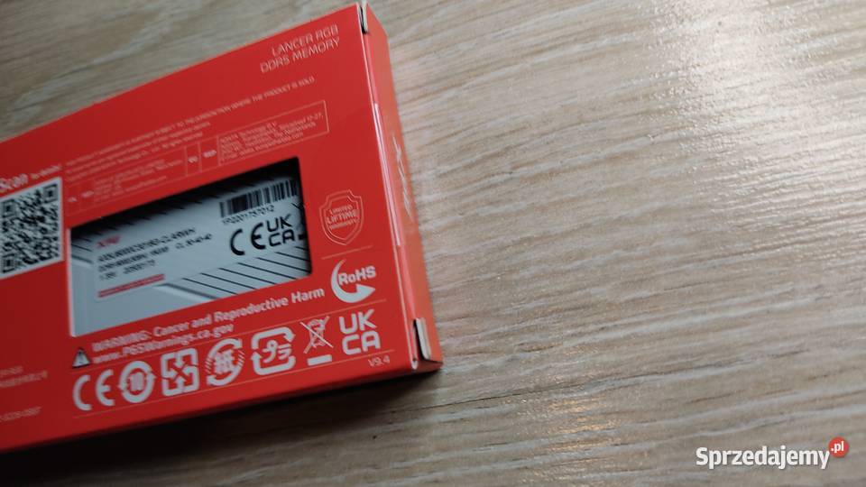 Pamięć RAM ADATA XPG Lancer RGB 16 GB 6000 MHz sprzedam