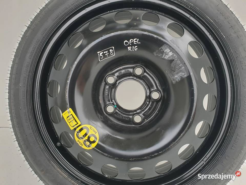 KOŁO Opel Vectra C Astra H ZAPASOWE DOJAZDOWE